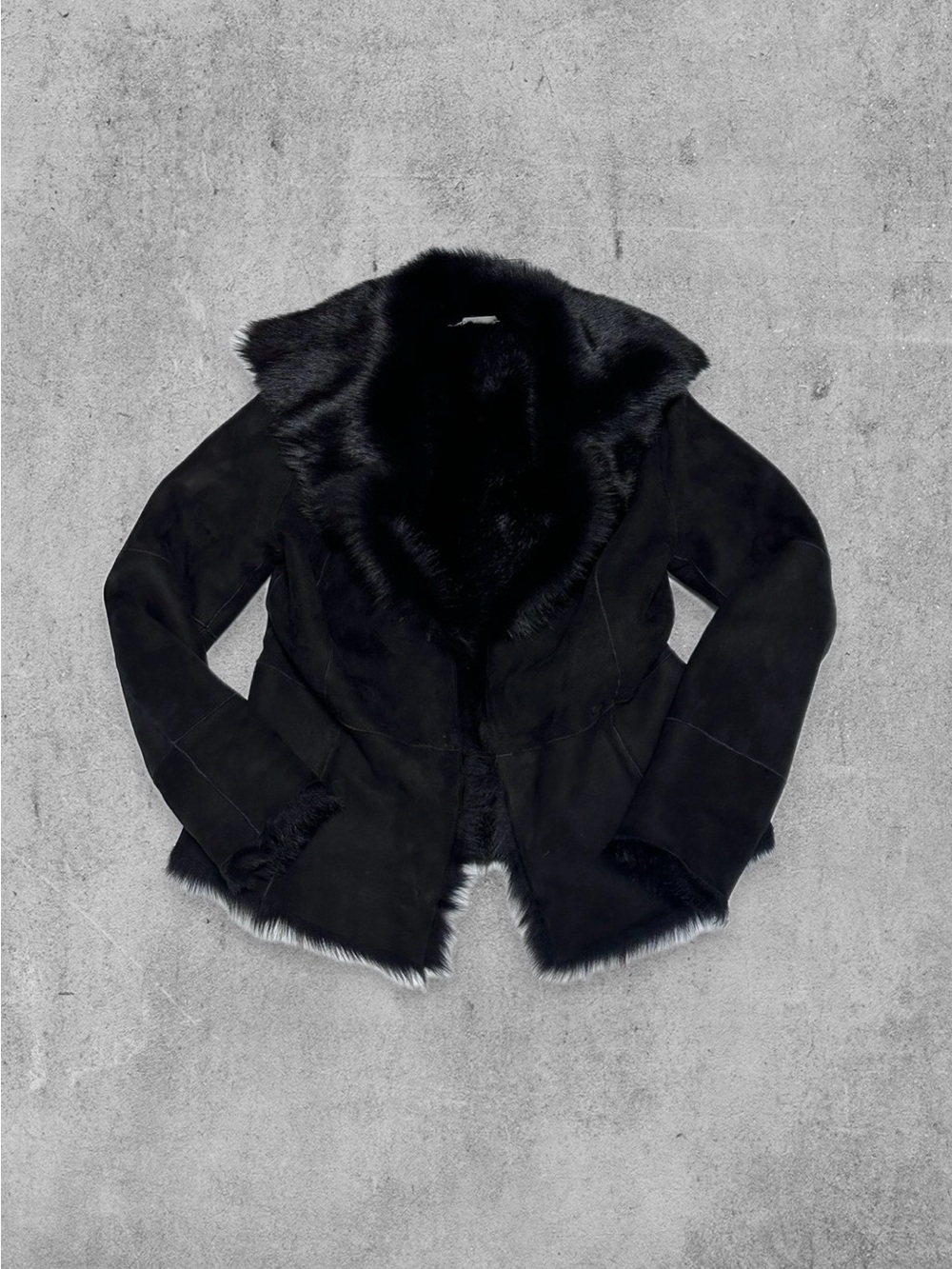 UGG Karlene Toscana Shearling Jacket – Black – XS